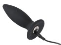Black Velvets Stożkowy Korek Wibracyjny S 11cm czarny silikonowy