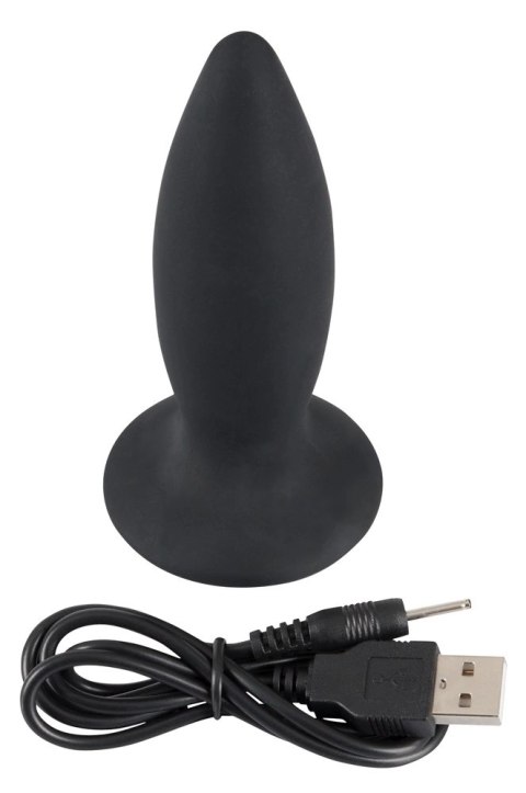 Black Velvets Stożkowy Korek Wibracyjny S 11cm czarny silikonowy Black Velvets Stożkowy Korek Wibracyjny S 11cm czarny silikonowy
