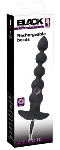 Black Velvets model 60383 - silikonowy korek analny z wibracją, czarny