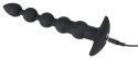 Black Velvets model 60383 - silikonowy korek analny z wibracją, czarny