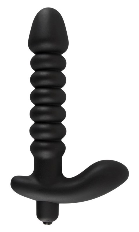 Black Velvets model z wypustkami - czarny, 17 cm, silikonowy Black Velvets model z wypustkami - czarny, 17 cm, silikonowy