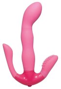 NMC T-Shape Multifunkcyjny Wibrator Silikonowy 3 Tryby Rożowy