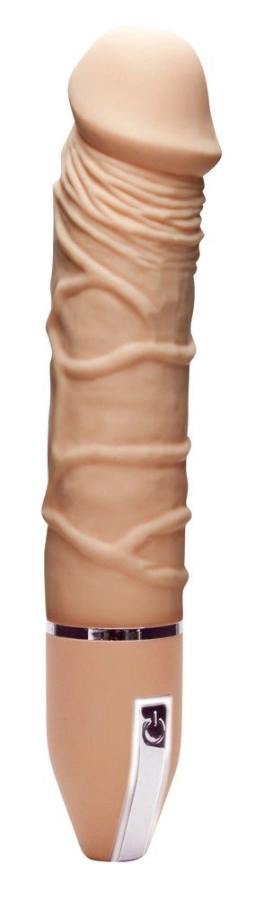 NMC Vibrating Model 26cm Natural Skin Tone - 10 Trybow, Silikon NMC Vibrating Model 26cm Natural Skin Tone - 10 Trybow, Silikon