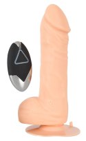 NMC Wibrator z Przyssawką 10 Trybow Pilot Bezprzewodowy 19cm Beżowy