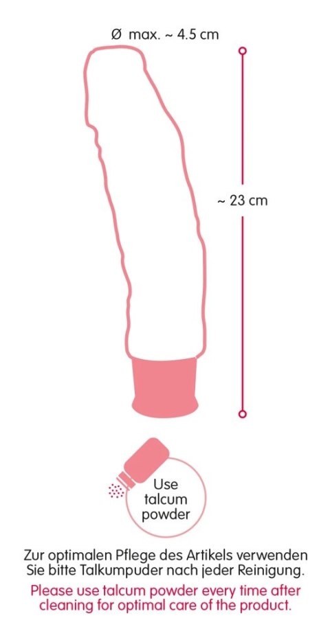 Nature Skin Wibrator Czarny 23 cm 8 Trybow Wibracji TPR Nature Skin Wibrator Czarny 23 cm 8 Trybow Wibracji TPR