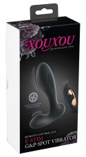 XOUXOU RC E-Stim G&P-Spot - Wibrator z Elektrostymulacją i Pilotem
