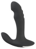 Rebel Plug Pro - Czarny model z masażerem krocza, 16,6 cm, 3 funkcje