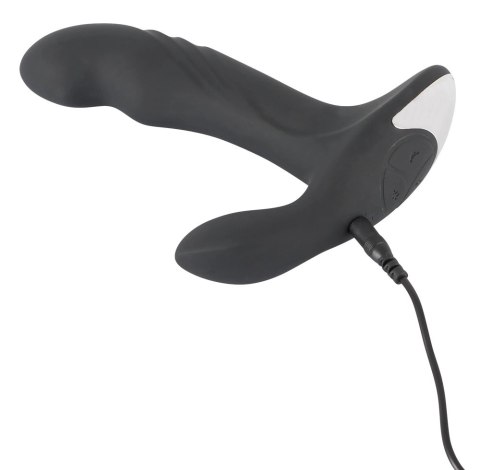 Rebel Plug Pro - Czarny model z masażerem krocza, 16,6 cm, 3 funkcje Rebel Plug Pro - Czarny model z masażerem krocza, 16,6 cm, 3 funkcje