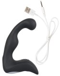 Rebel Prostaty Zakrzywiony Wibrator Czarny 9 Trybow Ładowalny 14,6cm