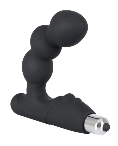 Rebel Zakrzywiony stymulator prostaty kulisty czarny silikonowy 14 cm Rebel Zakrzywiony stymulator prostaty kulisty czarny silikonowy 14 cm