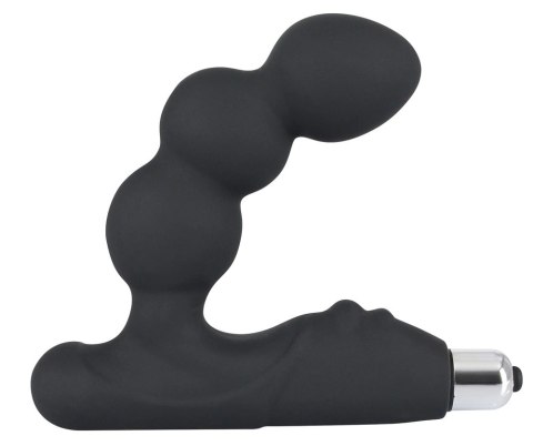 Rebel Zakrzywiony stymulator prostaty kulisty czarny silikonowy 14 cm Rebel Zakrzywiony stymulator prostaty kulisty czarny silikonowy 14 cm