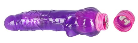 Seven Creations Wibrator Fioletowy TPE 23 cm - Powierzchnia Teksturowana Seven Creations Wibrator Fioletowy TPE 23 cm - Powierzchnia Teksturowana