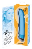 Sweet Smile Happy Niebieski Model Zakrzywiony 7 Trybow Wibracji 22cm