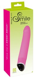 Sweet Smile Happy rożowy model zakrzywiony 7 trybow wibracji 22 cm