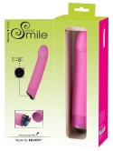 Sweet Smile Happy rożowy model zakrzywiony 7 trybow wibracji 22 cm