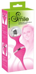 Sweet Smile Kule Treningowe Rożowe 10 Trybow Wibracji USB 18cm