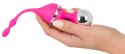 Sweet Smile Kule Treningowe Rożowe 10 Trybow Wibracji USB 18cm