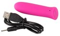 Sweet Smile Miniwibrator 7 Trybow Wibracji Rożowy 8,5 cm USB