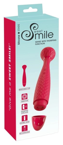 Sweet Smile Pulsacyjny Masażer z Wibracjami 22,7 cm Fioletowy