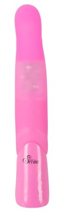 Sweet Smile Rotacyjny Model z Perłami i Stymulatorem Kroliczek Rożowy 26cm