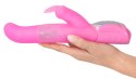 Sweet Smile Rotacyjny Model z Perłami i Stymulatorem Kroliczek Rożowy 26cm