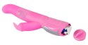 Sweet Smile Rotacyjny Model z Perłami i Stymulatorem Kroliczek Rożowy 26cm