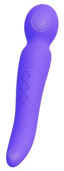 Sweet Smile Wand Violet - Dwustronny masażer 10 trybow, 22 cm