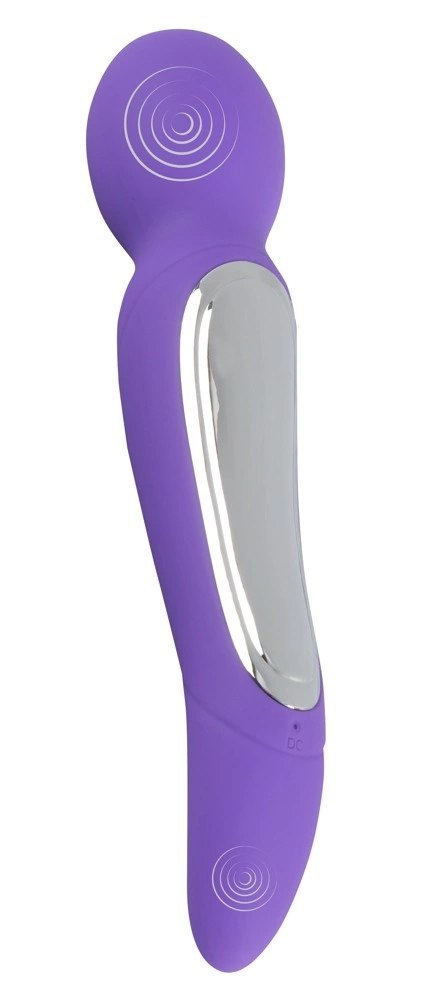 Sweet Smile Wand Violet - Dwustronny masażer 10 trybow, 22 cm Sweet Smile Wand Violet - Dwustronny masażer 10 trybow, 22 cm
