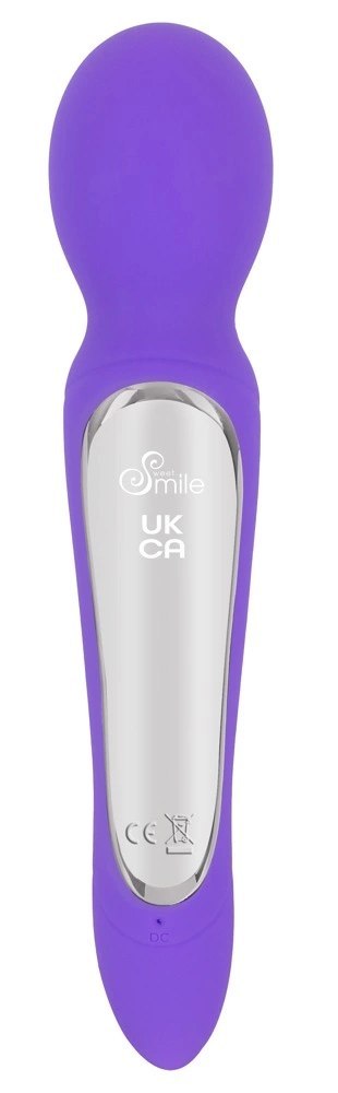 Sweet Smile Wand Violet - Dwustronny masażer 10 trybow, 22 cm Sweet Smile Wand Violet - Dwustronny masażer 10 trybow, 22 cm