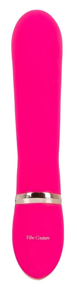 Vibe Couture Front Row Pink - Wibrator silikonowy do punktu G, 22 cm Vibe Couture Front Row Pink - Wibrator silikonowy do punktu G, 22 cm