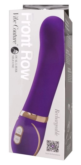 Vibe Couture Front Row Wibrator Silikonowy Fioletowy 22 cm USB