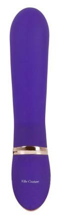 Vibe Couture Front Row Wibrator Silikonowy Fioletowy 22 cm USB