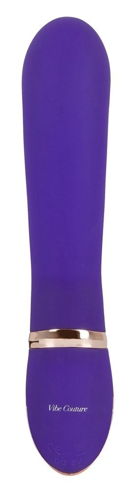 Vibe Couture Front Row Wibrator Silikonowy Fioletowy 22 cm USB Vibe Couture Front Row Wibrator Silikonowy Fioletowy 22 cm USB