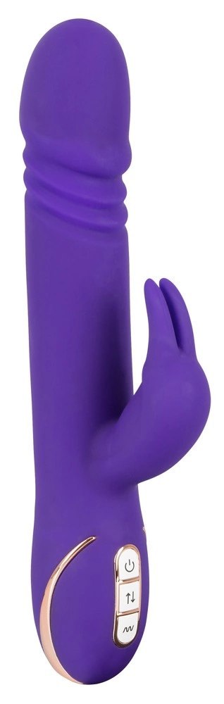 Vibe Couture Skater Rabbit Fioletowy - wibrator z funkcją ruchu i 7 trybami Vibe Couture Skater Rabbit Fioletowy - wibrator z funkcją ruchu i 7 trybami