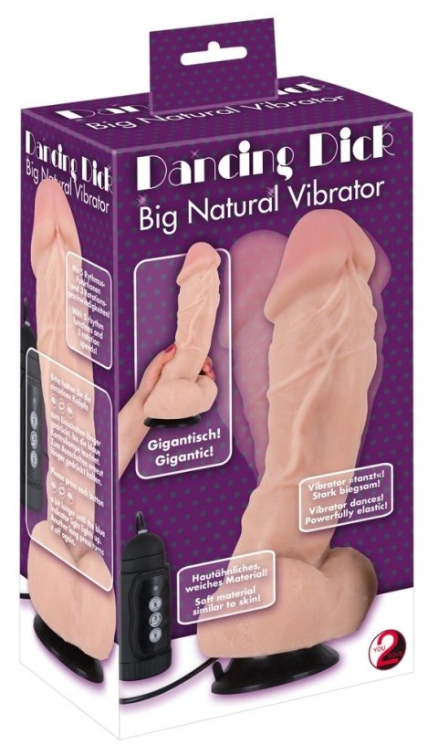 You2Toys Dancing Machine Intymna na Przyssawce, 22 cm, 2 Silniki, 5 Trybow