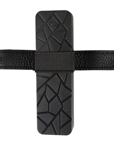 You2Toys Double Strap-On z funkcją wibracji, regulowana uprząż, czarny You2Toys Double Strap-On z funkcją wibracji, regulowana uprząż, czarny