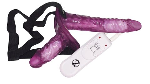 You2Toys Double Vibrate - elastyczny pas z dwoma końcowkami, PVC You2Toys Double Vibrate - elastyczny pas z dwoma końcowkami, PVC