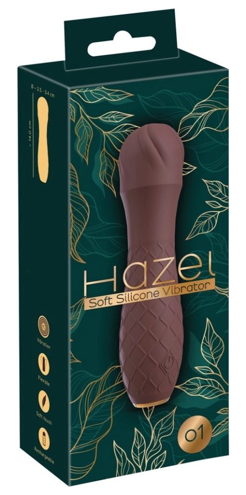 You2Toys Hazel 01 - wibrujący model elastyczny, ładowany USB, 14 cm