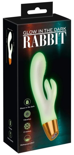 You2Toys Krolik Glow in the Dark - silikonowy, podwojny, 19,5 cm
