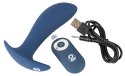 You2Toys Plug wibrujący z pilotem 10 trybow 12 cm silikonowy czarny