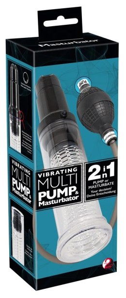 You2Toys PowerPump Multi System wibrujący cylinder 17,2 cm