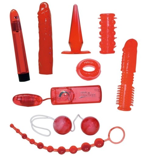 You2Toys Red Roses Zestaw 9-częściowy dla dorosłych, czerwony You2Toys Red Roses Zestaw 9-częściowy dla dorosłych, czerwony