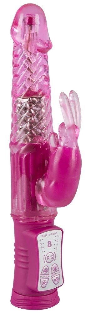 You2Toys Sugar Baby podwojny wibrator obracający się, 22 cm, rożowy You2Toys Sugar Baby podwojny wibrator obracający się, 22 cm, rożowy
