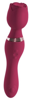 You2Toys Thumping Wand Vibrator Rose - dwustronny masażer 23,4 cm