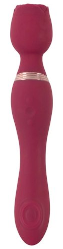 You2Toys Thumping Wand Vibrator Rose - dwustronny masażer 23,4 cm