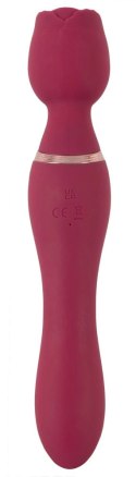 You2Toys Thumping Wand Vibrator Rose - dwustronny masażer 23,4 cm