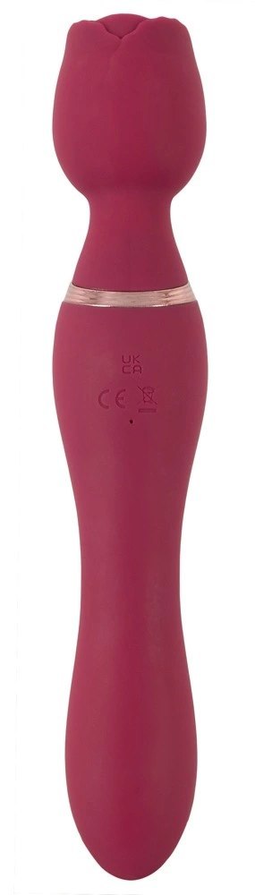 You2Toys Thumping Wand Vibrator Rose - dwustronny masażer 23,4 cm You2Toys Thumping Wand Vibrator Rose - dwustronny masażer 23,4 cm