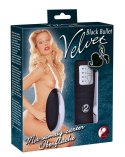 You2Toys Velvet - Jajeczko wibracyjne z pilotem, czarne 6 cm
