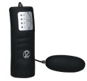 You2Toys Velvet - Jajeczko wibracyjne z pilotem, czarne 6 cm