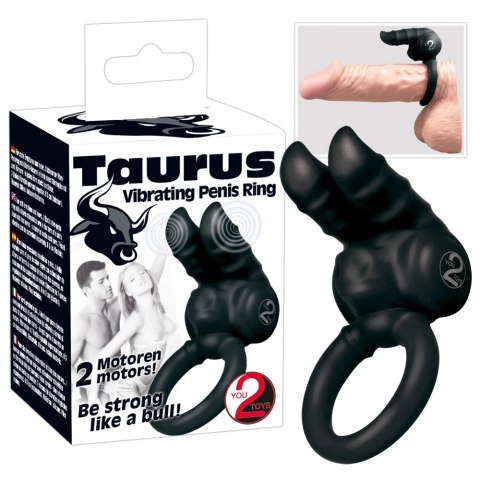 You2Toys Vibro Ring silikonowy wibrujący pierścień 7 trybow czarny You2Toys Vibro Ring silikonowy wibrujący pierścień 7 trybow czarny